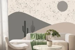 Fototapeta: Abstrakcyjny wzór pustynnych wzgórz