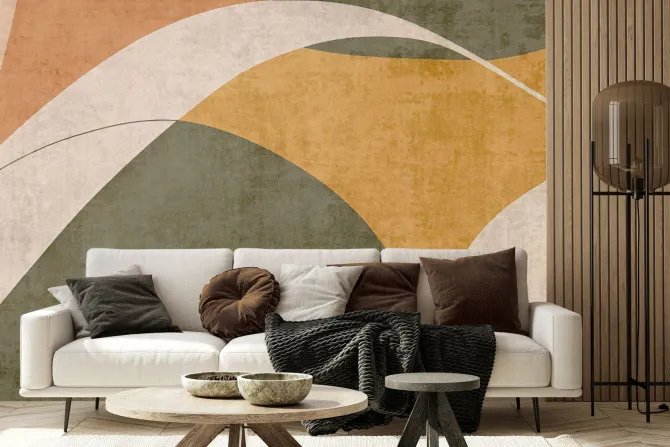 Fototapeta: Abstrakcyjny wzór w nowoczesnym stylu