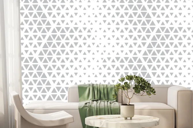 Fototapeta: Abstrakcyjny wzór geometryczny biało szary