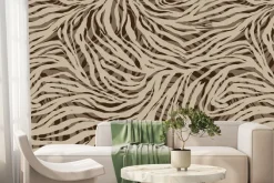 Fototapeta: Abstrakcyjny wzór w imitacji zebry