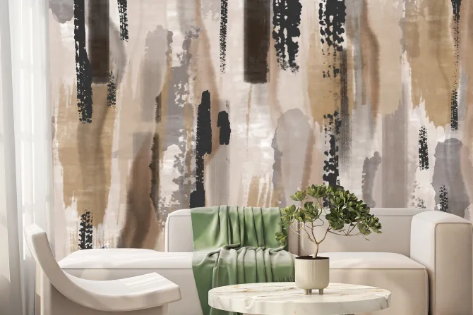 Fototapeta: Abstrakcyjny wzór pociągnięcia pędzla i akwarele artystyczna