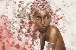 Fototapeta: Akwarela afrykańskiej kobiety