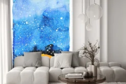 Fototapeta: Akwarela galaxy ilustracji. planeta mars.