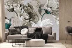 Fototapeta: Akwarela kwitnących tulipanów