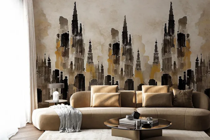 Fototapeta: Akwarela miasta nowego jorku