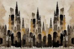 Fototapeta: Akwarela miasta nowego jorku