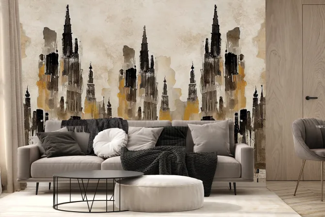 Fototapeta: Akwarela miasta nowego jorku