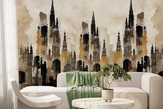 Fototapeta: Akwarela miasta nowego jorku