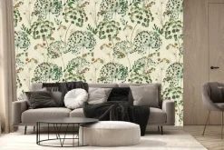 Fototapeta: Akwarelowe dmuchawce i kwiaty polne delikatny motyw roślinny