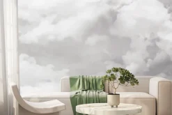 Fototapeta: Akwarelowe niebo z chmurami