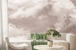 Fototapeta: Akwarelowe niebo z chmurami