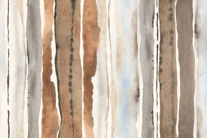 Fototapeta: Akwarelowy deseń z pionowymi paskami w stylu vintage