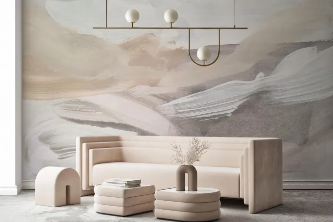 Fototapeta: Akwarelowy jasny wzór farby