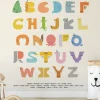 Fototapeta: Alfabet w kształcie zwierzątek dziecięcy wzór