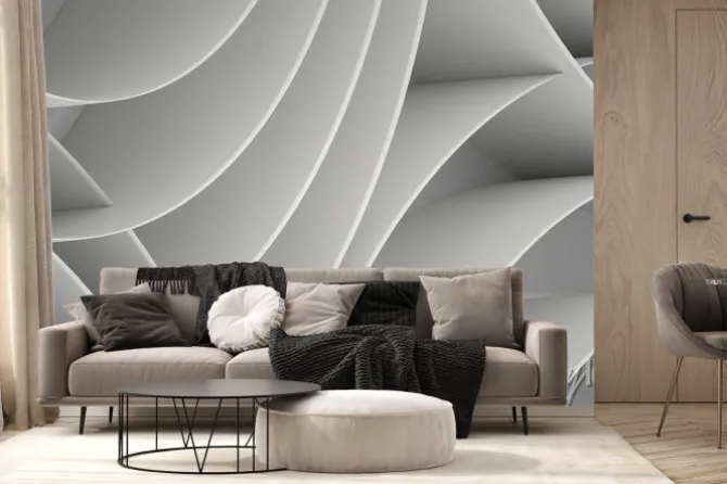 Fototapeta: Architektoniczna abstrakcja w 3d