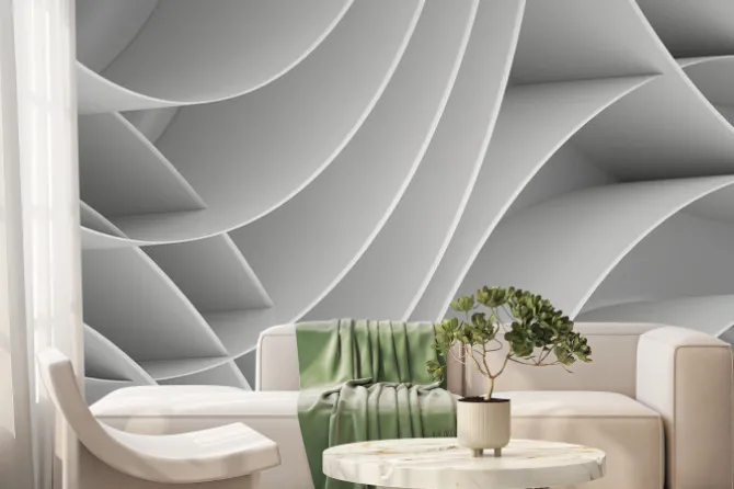 Fototapeta: Architektoniczna abstrakcja w 3d