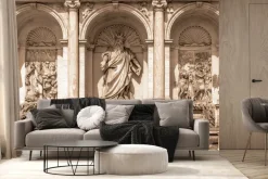 Fototapeta: Architektura z fontanną w rzymie