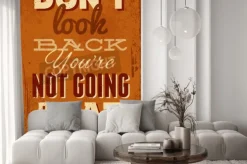 Fototapeta: Archiwalne ilustracji typografii wektora z grunge skutki. może