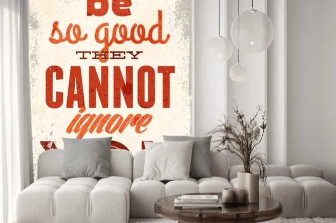 Fototapeta: Archiwalne ilustracji typografii wektora z grunge skutki. może