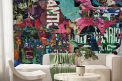 Fototapeta: Artystyczny wzór na ulicznym murze