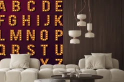 Fototapeta: Żarówka alfabetów set