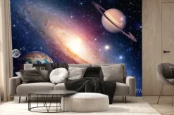 Fototapeta: Astrologia astronomia miejsce planeta ziemia księżyc saturna