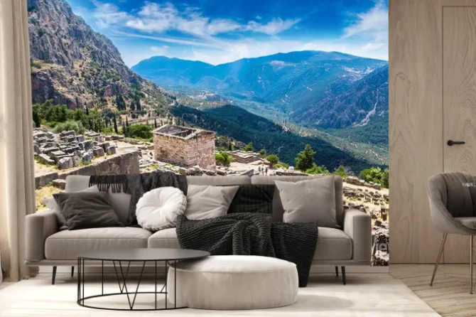 Fototapeta: Ateński skarbiec w delphi