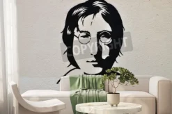 Fototapeta: Athens, greece - august 30, 2014: john lennon portrait stencil