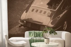 Fototapeta: Bagażnik samochodu w style vintage