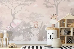 Fototapeta: Bajkowe zwierzęta w tropikalnej dżungli