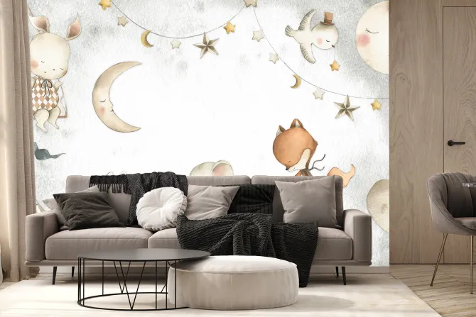 Fototapeta: Bajkowe zwierzątka w cyrku