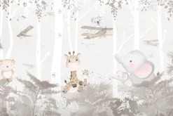 Fototapeta: Bajkowe zwierzęta wśród drzew