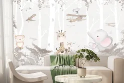 Fototapeta: Bajkowe zwierzęta wśród drzew