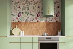 Fototapeta: Bakłażan i kapusta z innymi warzywami