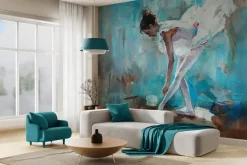 Fototapeta: Baletnica malowana akwarelą