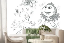 Fototapeta: Bambina con libro fantazji