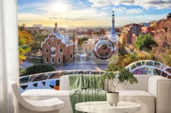 Fototapeta: Barcelona - park guell, hiszpania