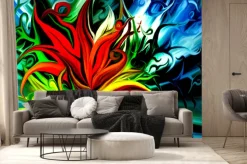 Fototapeta: Barwna eksplozja