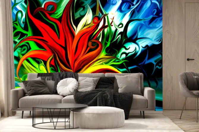 Fototapeta: Barwna eksplozja