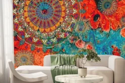 Fototapeta: Barwna mandala w stylu orientalnym