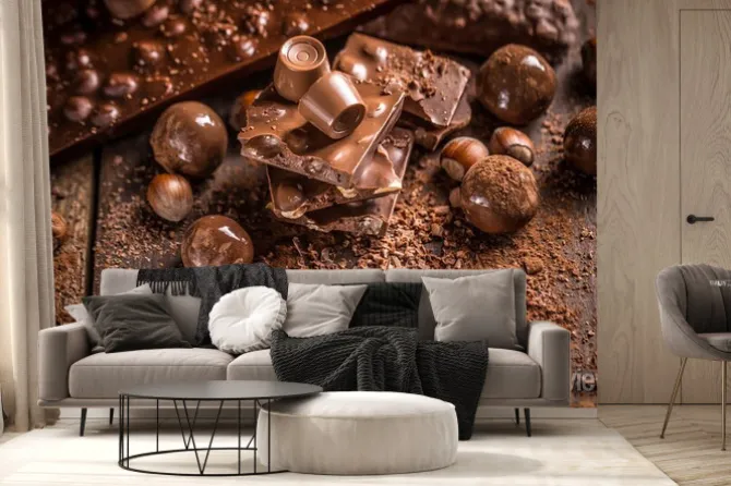 Fototapeta: Batony i czekolady