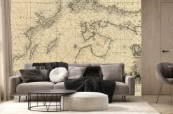 Fototapeta: Bałtyk rocznika mapę