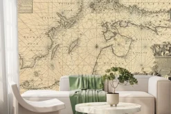 Fototapeta: Bałtyk rocznika mapę