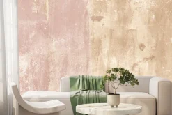 Fototapeta: Beżowa jasna betonowa ściana