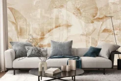 Fototapeta: Beżowe liście