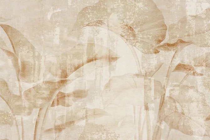 Fototapeta: Beżowe liście