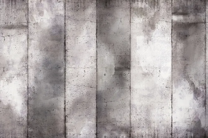 Fototapeta: Betonowa ściana z szarych bloków