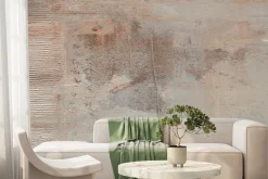 Fototapeta: Betonowa tekstura z przetarciami efekt surowy loft