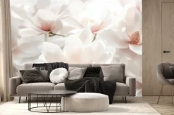 Fototapeta: Biała delikatna magnolia