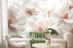 Fototapeta: Biała delikatna magnolia